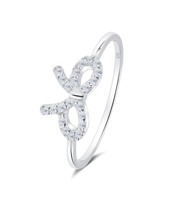 Charming Bow Silver Ring NSR-4320